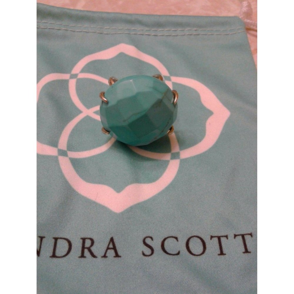 Kendra Scott Turquoise Blue Rana Cocktail Ring